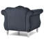Chaise avec accoudoirs évasés chic Chic-843613982