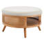 Table basse ronde avec rangement Pothos -1486416678