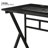 Portable Modern Computer Desk Host Rack And Adjustable High Back Task Seat With Lumbar Support