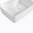 Ceramic Rectangular Above Counter White Bathroom Sink Art Basin
