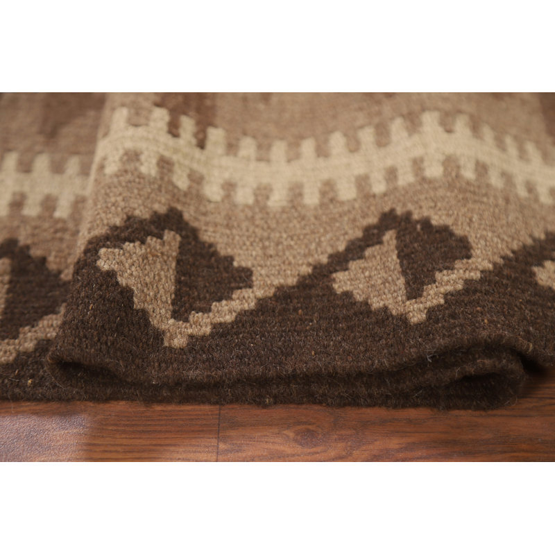 Kilim Reversible Wool Area Rug 3x5