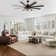 72" Modern Large Ceiling Fan w LED Light, 8 Wood Blades and Quiet DC Reversiable Motor w 6 Speeds, Remote Control