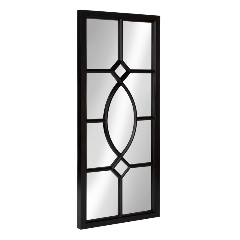 Miroir mural Farmhouse, Noir, 30 po x 13 po