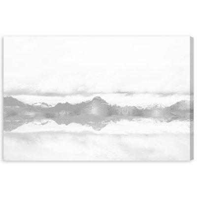 " Nature And Landscape Stood Still And Wondered, Gray " by Oliver Gal