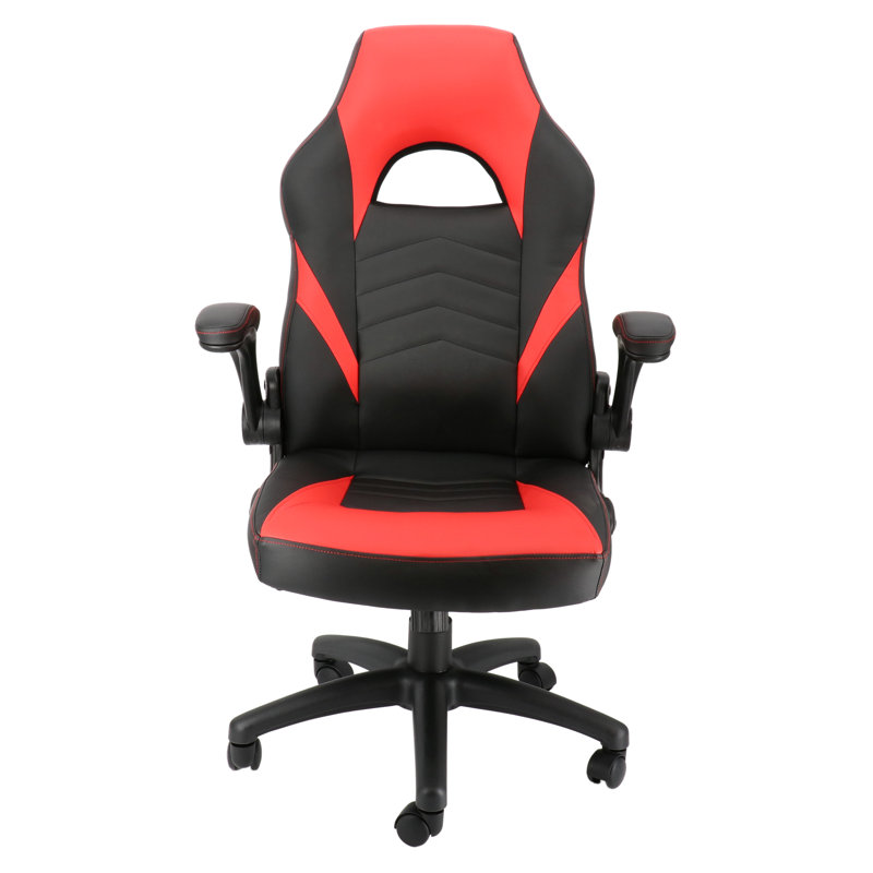 Chaise de bureau en similicuir Lindita