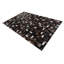 Tapis brun chocolat Jed