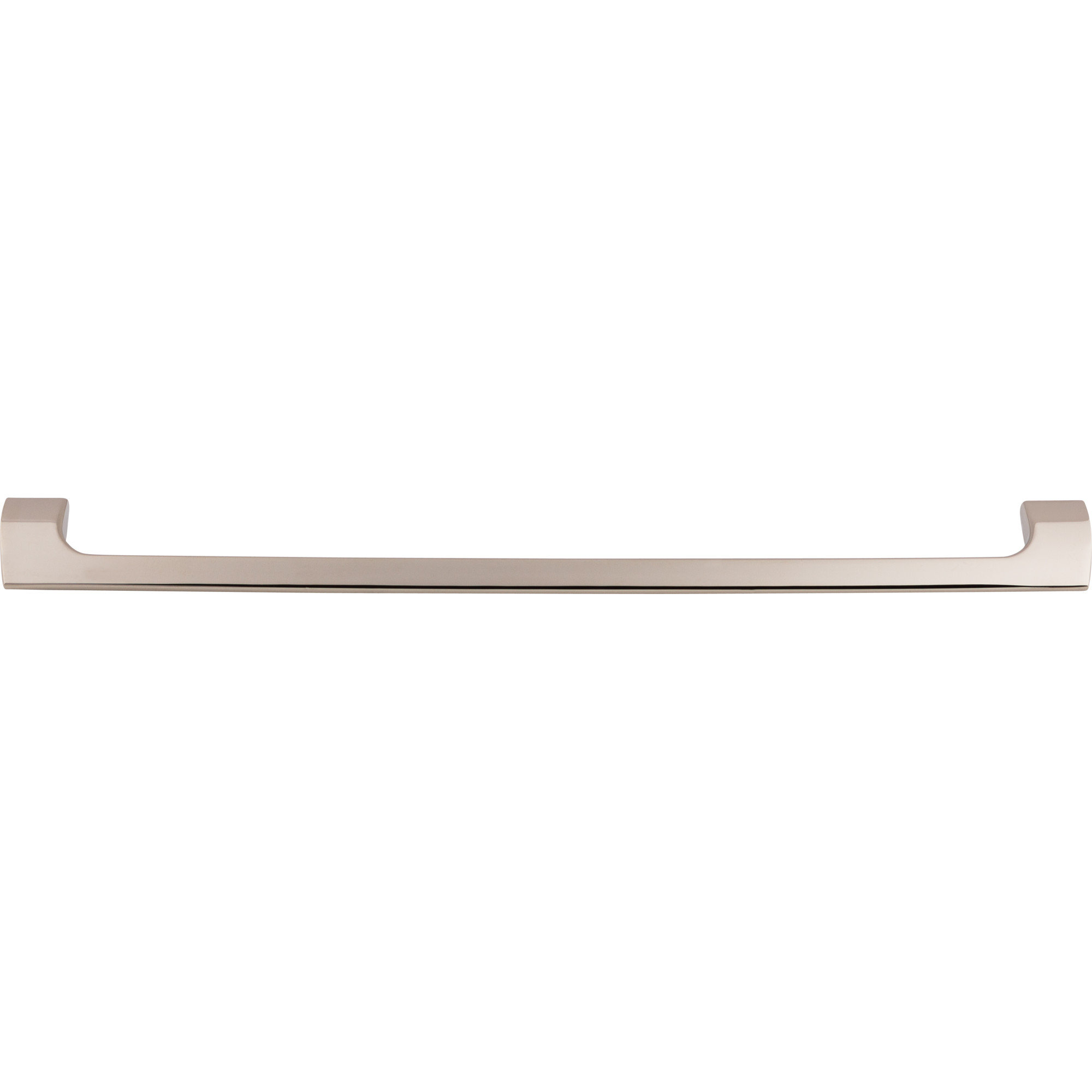 Holland Bar pull, Polished Nickel, 12" Center to Center