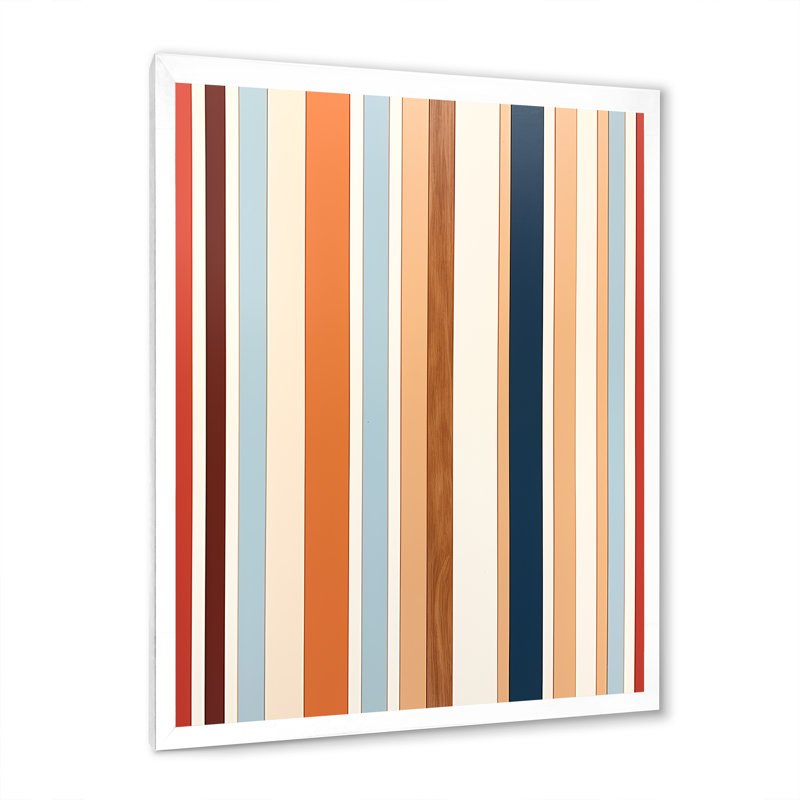 Élégance verticale Minimal Retrovisions I, H 32 po x l 24 po x P 1 po, Toile tendue