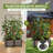 Tahmel Raised Garden Bed Planter Box With Trellis,For Climbing Vegetables,W/Self-Watering & Wheels