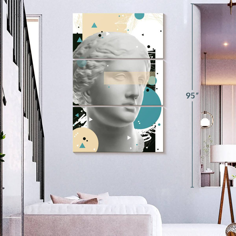 Hardie Vogue Collage Venus De Milo, H 74 po x l 48 po