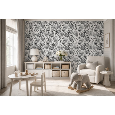 Harte Peel & Stick Floral Roll