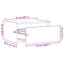 51cm W Manufactured Wood Bedside Table-110051225