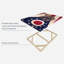 «State Map Over Ohio Flag», reproduction sur toile-533151762