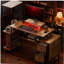 Bureau d'ordinateur, table d'ordinateur avec prises de courant et lumières DEL, pour la maison et le bureau