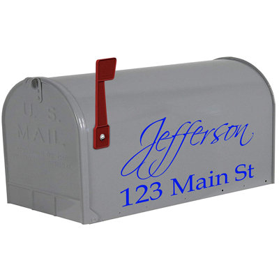 Housse de boîte aux lettres personnalisée autocollant