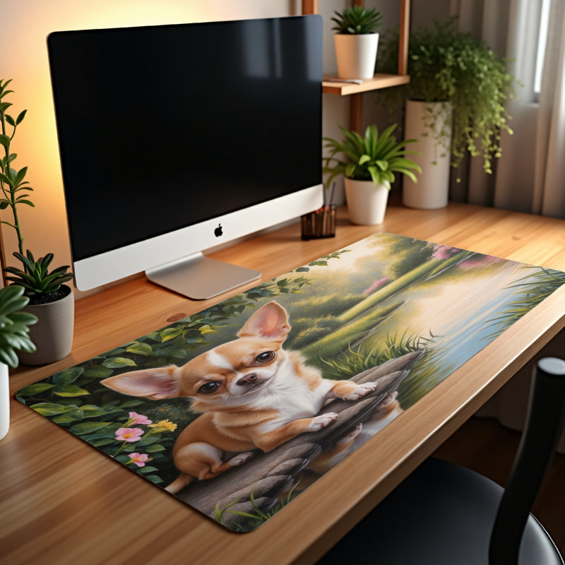 Polyester Desk Pad, 23.6x13.8