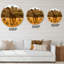 Girafe africaine dans la nature II - Horloge murale de ferme-60328344