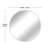 Round LED Bathroom Mirror With Light (Includes Mirror Only)