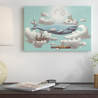 « ocean is sky #2 », impression sur toile tendue