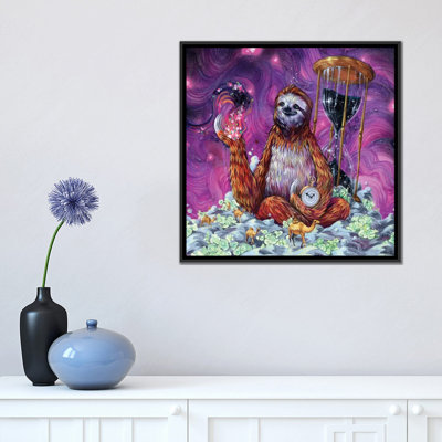 Time Master Sloth, impression sur toile tendue