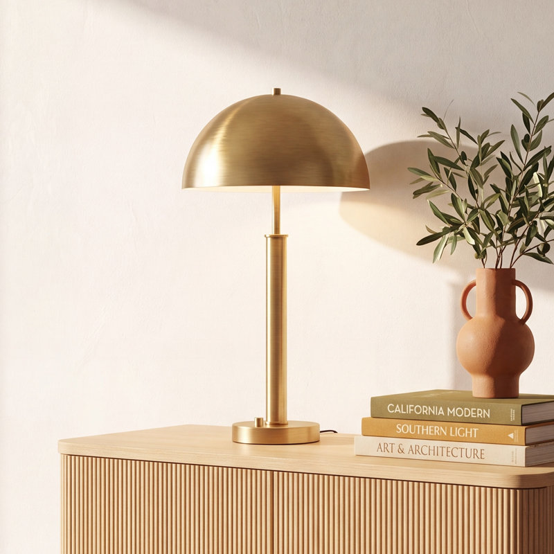 Kinnear Metal Table Lamp, Gold