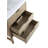 Fredric 24'' Single Bathroom Vanity with Porcelain Top