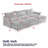 Upholstered Sofa Couch With Ottomans-520025132