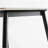 Large Rectangular Table With Strong Metal Base Modern Stone Dining Table For Kitchen 1.6M-471248693
