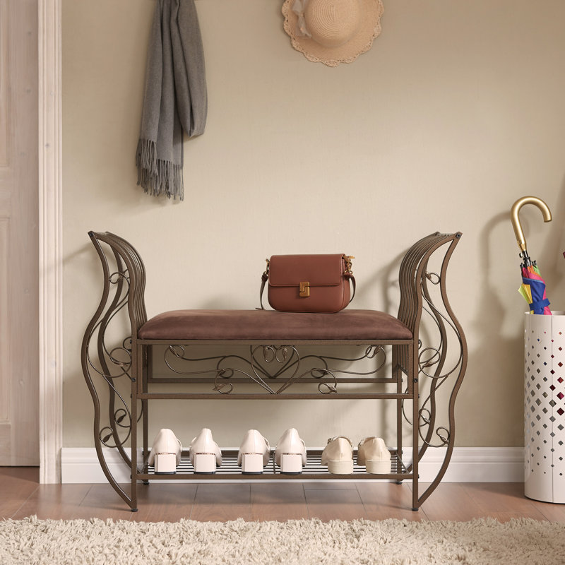 Banc de repose-pieds contemporain HAYES ARMED STORAGE