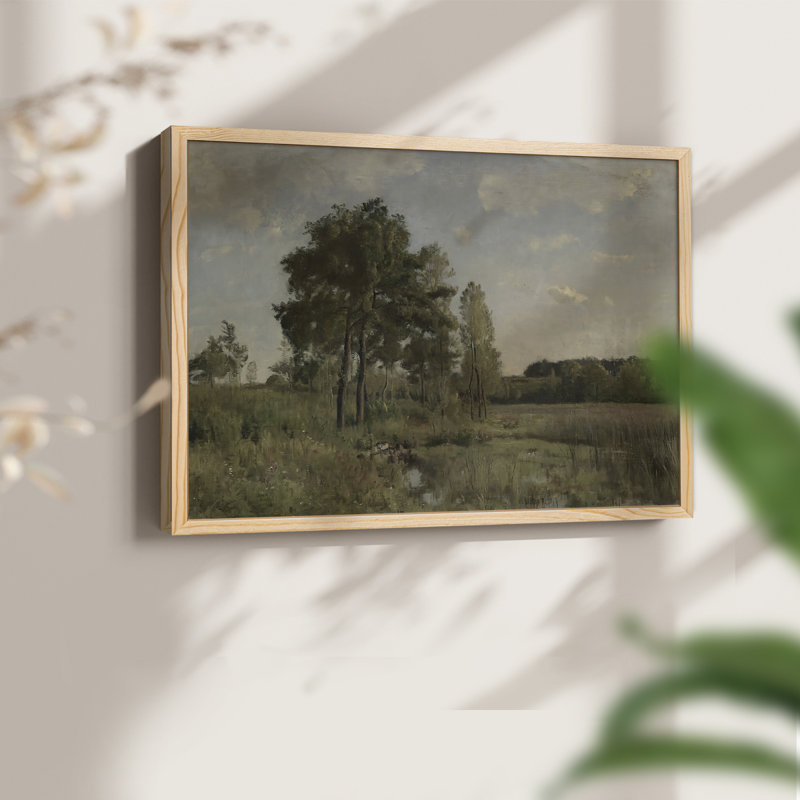 Paysages rétro-CDXLV - reproduction encadrée, H 8 po x l 10 po, Naturel