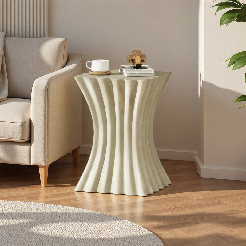 MGO Archaistic Wavy Side Table