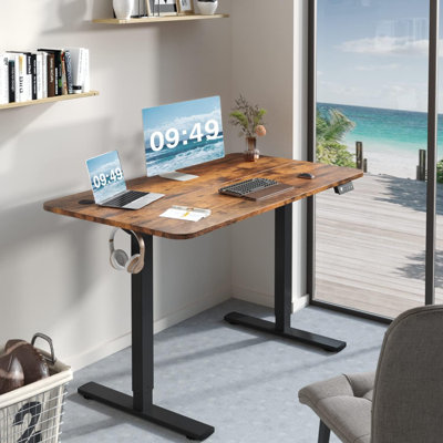 Electric Standing Desk Height Adjustable Desk Sit Stand Desk With Time Reminder Stand up Desk 3 Memory Setting Electric Desk