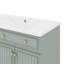 Meuble-lavabo 36 po avec lavabo en céramique-462969162