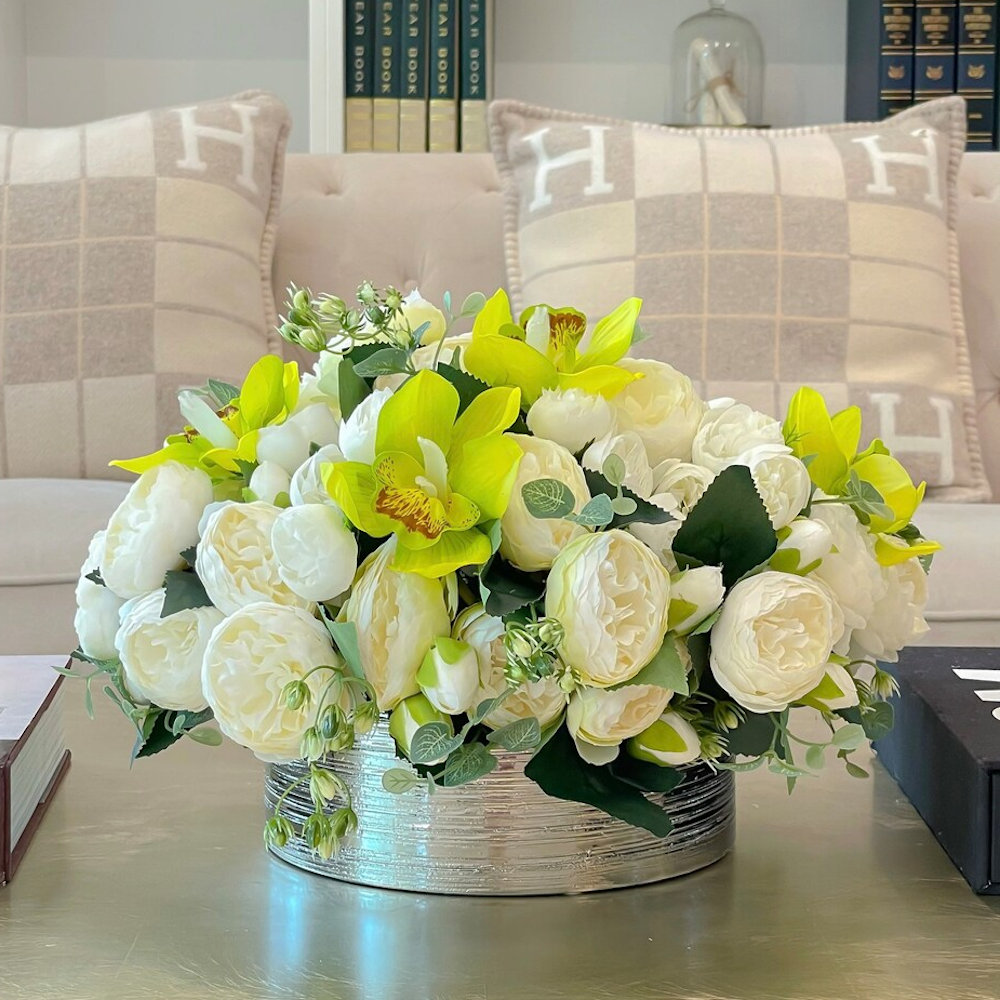 Orchid Arrangement in Vase Flovery