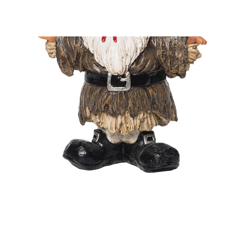 Gnome avec citrouille d'Halloween
