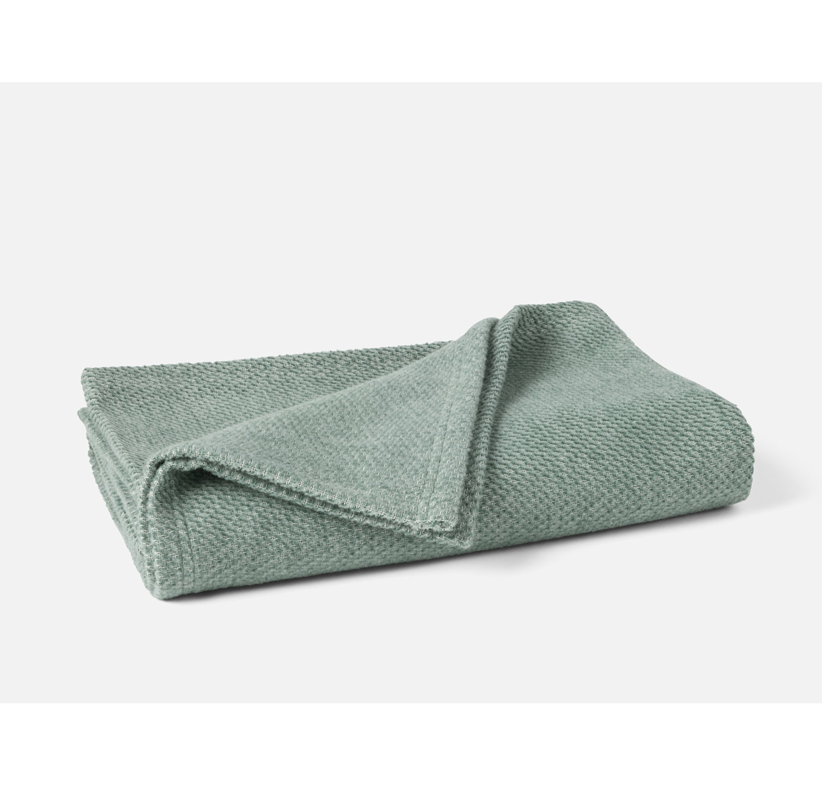 Sequoia Hand Woven Throw Blanket, King, Fern