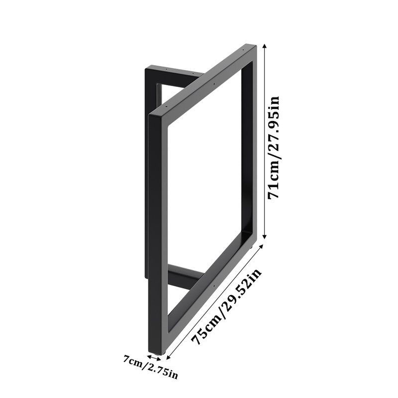 Annemaria Table Leg, 71cm H x 75cm W x 7cm D
