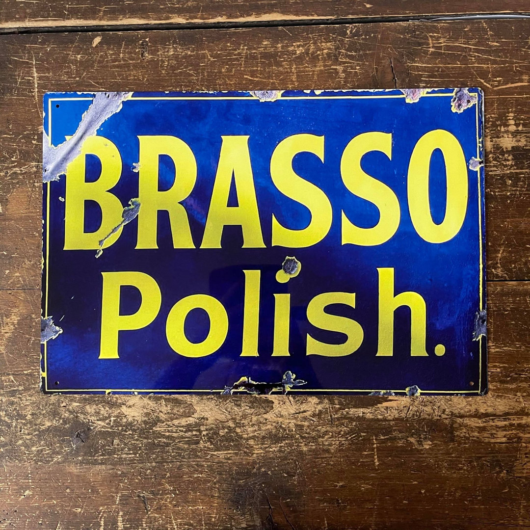 Wanddekoration Brasso Metal Polish