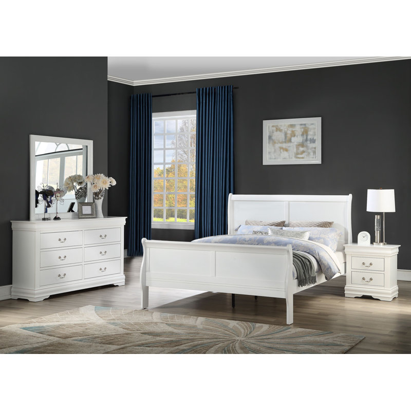 Ensemble de chambre à coucher Julianis, Grand, Cerisier
