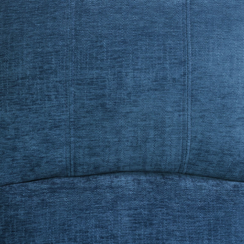 Causeuse inclinable, Microfibre / microsuède bleu