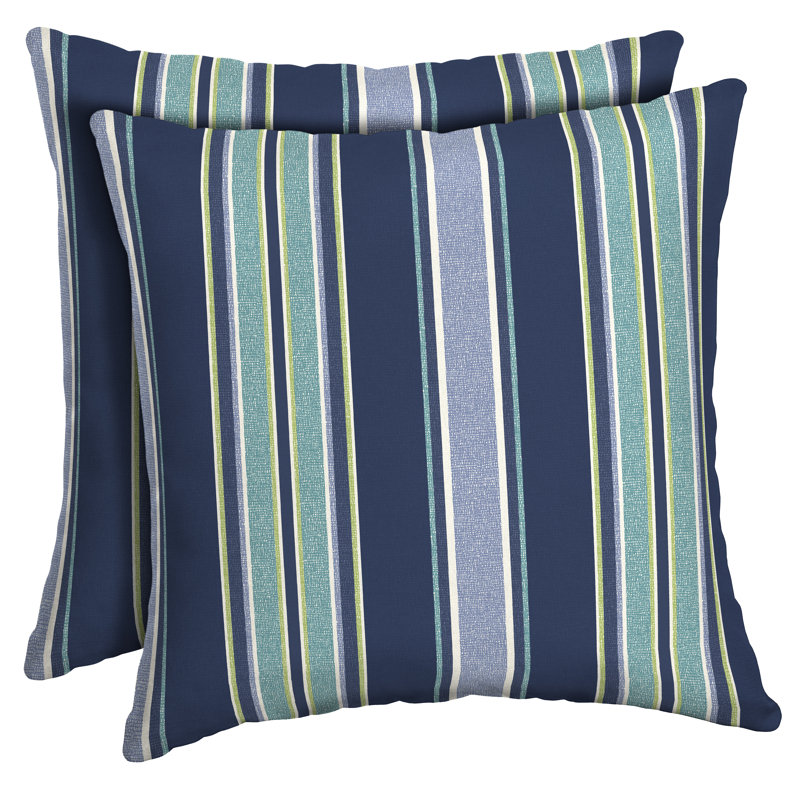 Housse et insert de coussin rond ARDEN Sapphire Aurora