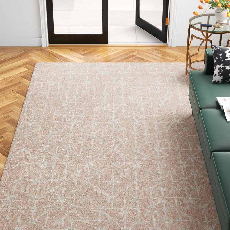 Abasi Geometric Wool Area Rug, Rectangle 135 x 200cm