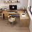Burlywood Rectangular Solid Wood desks-111032614-111032617