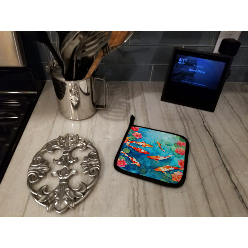 Caroline's Treasures Nautical Collection Polyester Potholder Set