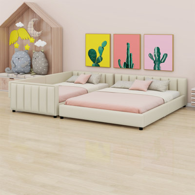 Upholstered Platform Bed, Mother & Child Bed