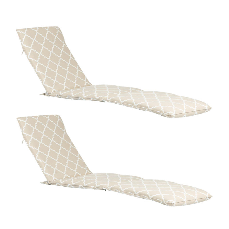 Harbour Housewares - Master Sun Lounger Cushions, Beige
