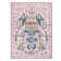 Goldene Machine Washable Area Rugs for Bedroom, Non-Slip Low Pile Carpet Floral Rugs for Living Room
