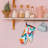 Funky Retro Waves Oven Mitt Cotton Twill