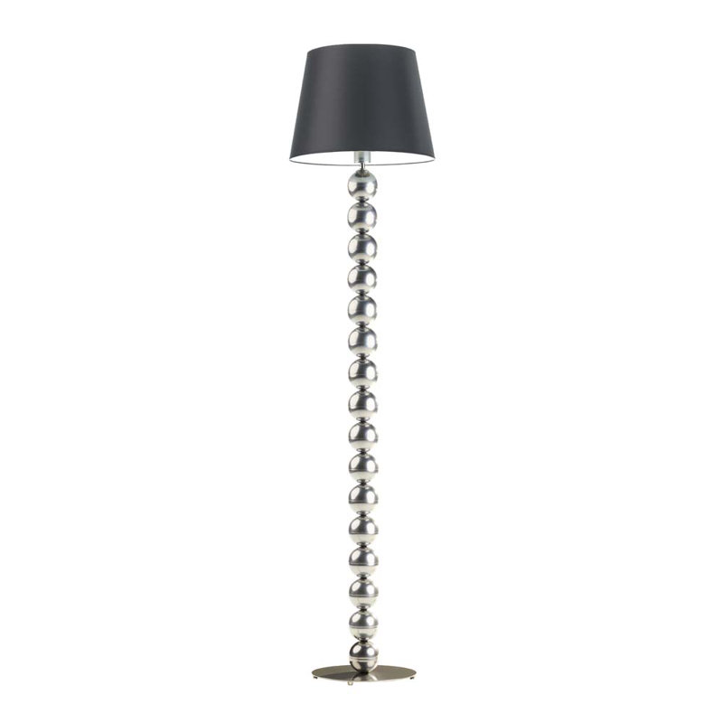Ayanami 166cm Traditional Floor Lamp, Black, Silver