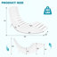 Chaise longue pliante d'extérieur en PEHD, chaise berçante avec pieds anti-basculement-133865131